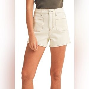 JBD Off White Saylor Pocket‎ Shorts NWT Just Black Denim | Medium